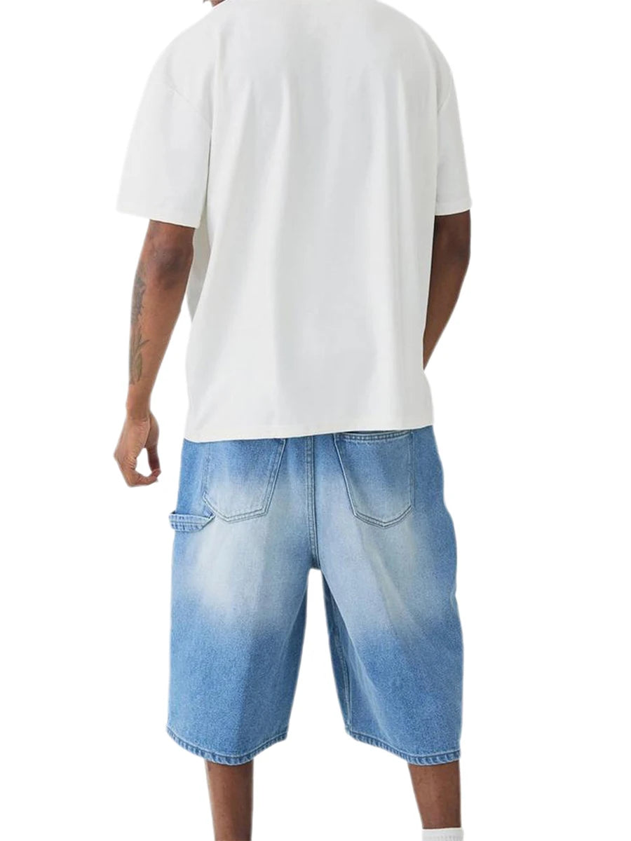 Cargo Denim Shorts